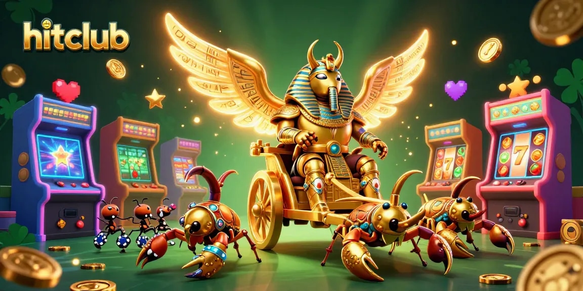 Experience thrilling wins at hitclub, featuring a vibrant casino scene with dynamic gaming elements.