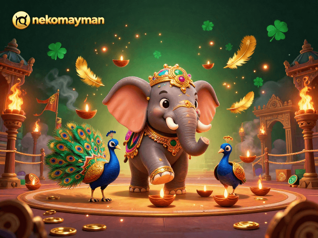Neko May Mắn spins with thrilling slot reels and golden treasures for high-stakes players.