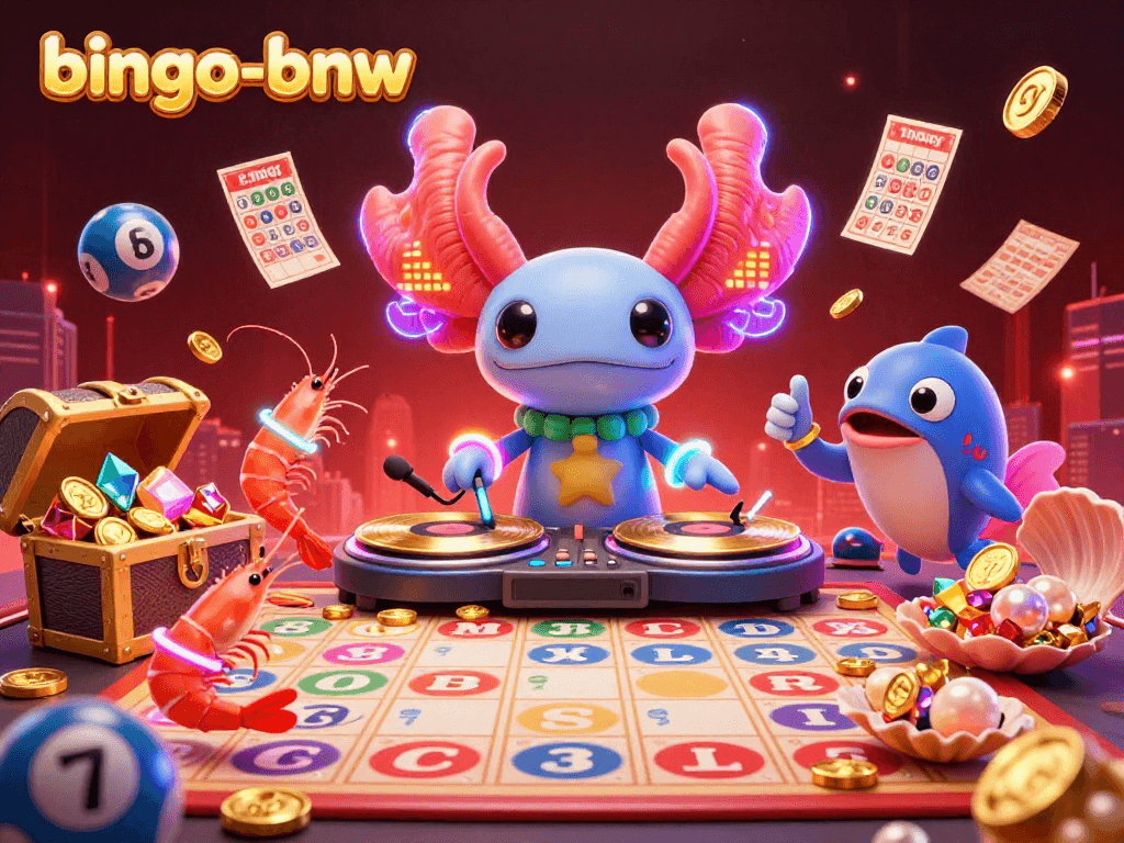 Engage in energetic bingo action with bingo-bnw featuring vibrant characters and dynamic atmosphere.