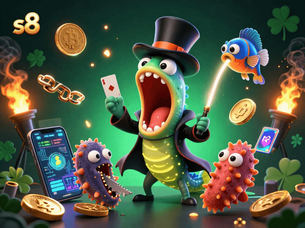 Perform thrilling card tricks with s8 casino's enchanting underwater characters during gameplay.