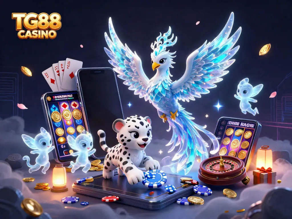 Experience thrilling gameplay at TG88 CASINO with stunning characters and vibrant gaming elements.