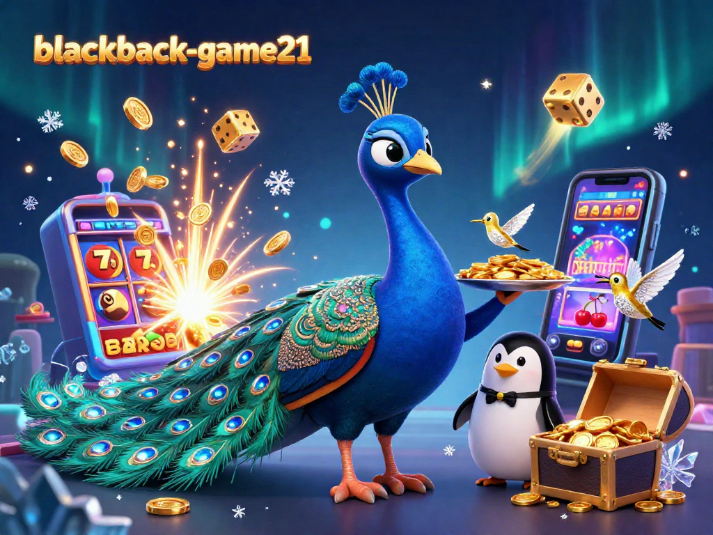 Experience the excitement of blackjack-game21 with vibrant characters and thrilling casino elements.