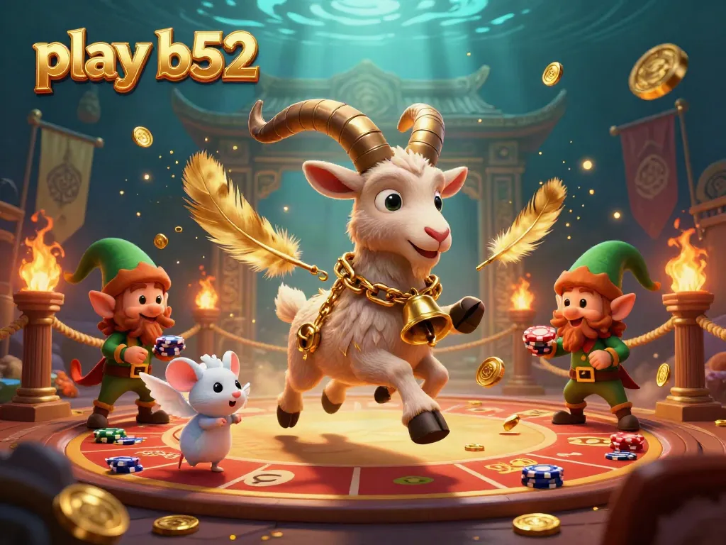Play b52 with Krampus goat at vivid online casino showcasing games and excitement.