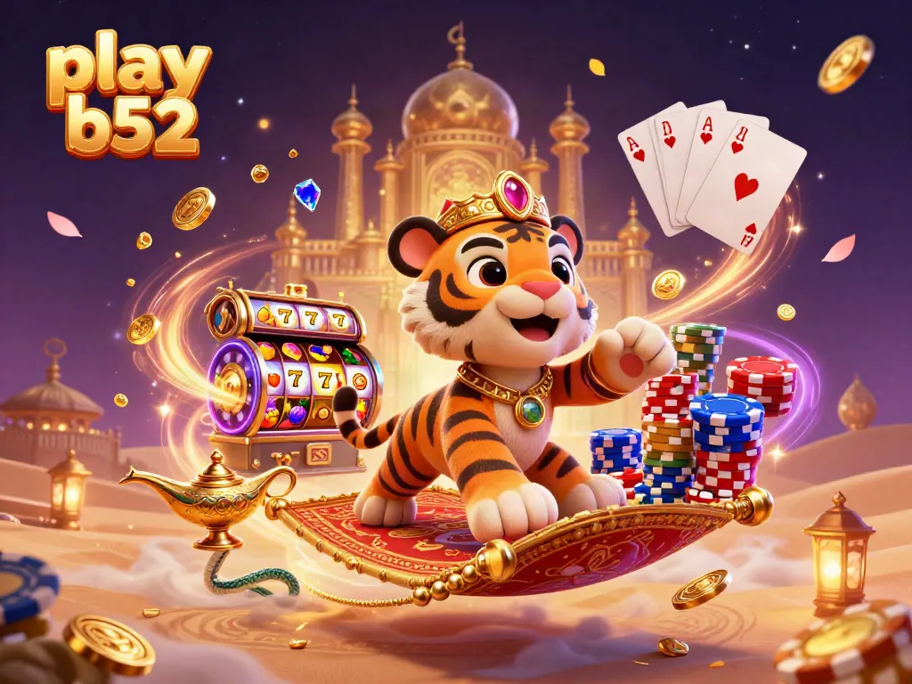 Experience the magic as you play b52 with a vibrant sultan and dazzling casino elements.