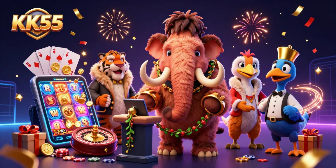 Engage in the upscale casino experience at KK55 with exclusive VIP characters and dynamic gaming action.