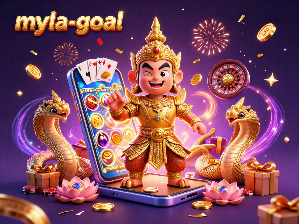 Play the myla-goal game to earn golden coins and experience exciting slot actions!