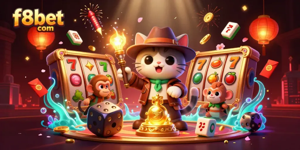 Experience exhilarating gameplay at f8bet com with a 3D cat explorer and thrilling casino elements.