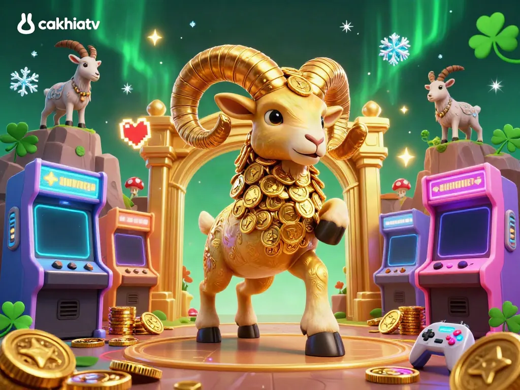 Experience the thrill of lively sports action with cakhiatv, featuring vibrant golden ram and arcade games.