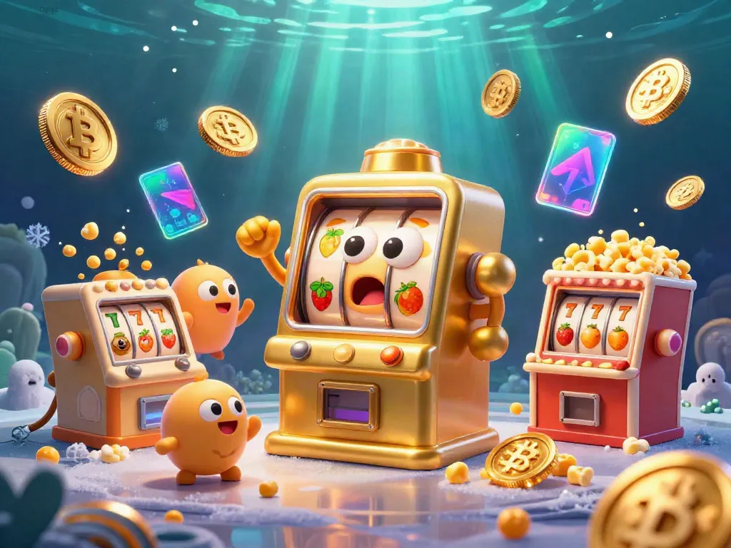 Experience the excitement of playing mu-88 with a vibrant scene featuring a golden jackpot slot machine.