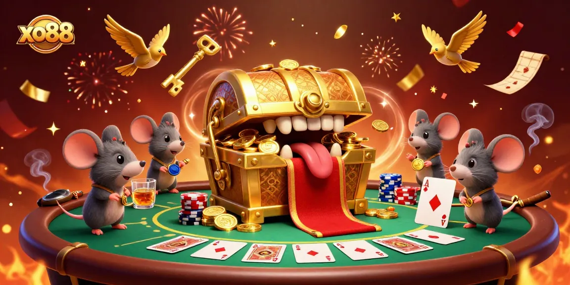 Experience the excitement at xo88, featuring engaging characters and vibrant casino elements.