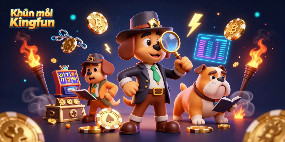Engage with exciting Khuyến mãi Kingfun unlocking thrilling gaming adventures with golden poker chip clues.