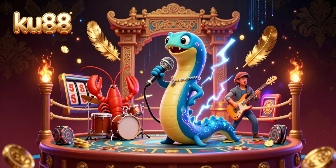 Engage with ku88's thrilling underwater casino featuring vibrant characters and dynamic gambling elements.