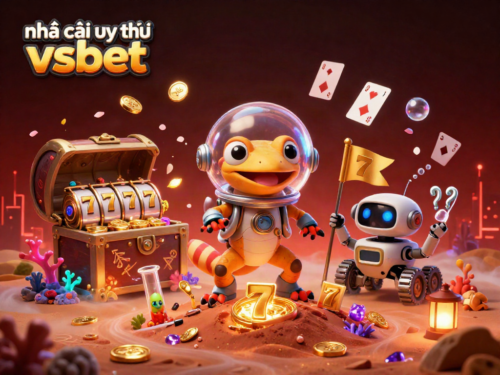 Experience the excitement of nhà cái uy tín vsbet in a vibrant Martian casino adventure with rich slot elements.
