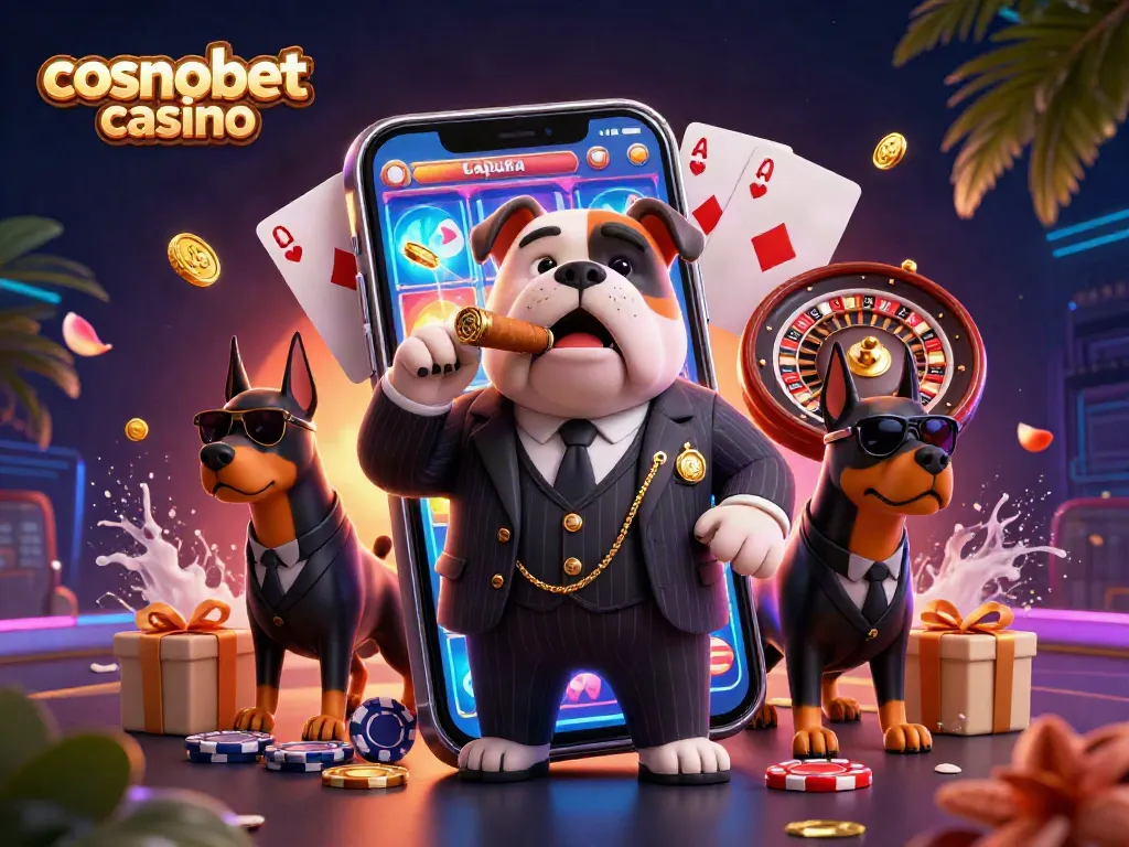 Engage in thrilling gaming at cosmobet casino with a vibrant scene of exciting action.