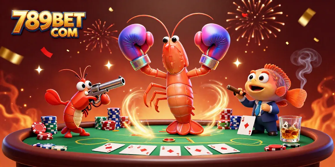 Engage in thrilling poker action with 789BET COM featuring vibrant sea creatures in an underwater casino scene.