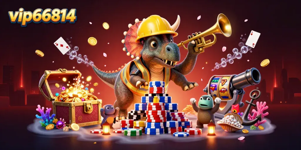 Experience winning strategies at vip66814 with an exciting game scene featuring vibrant casino elements.