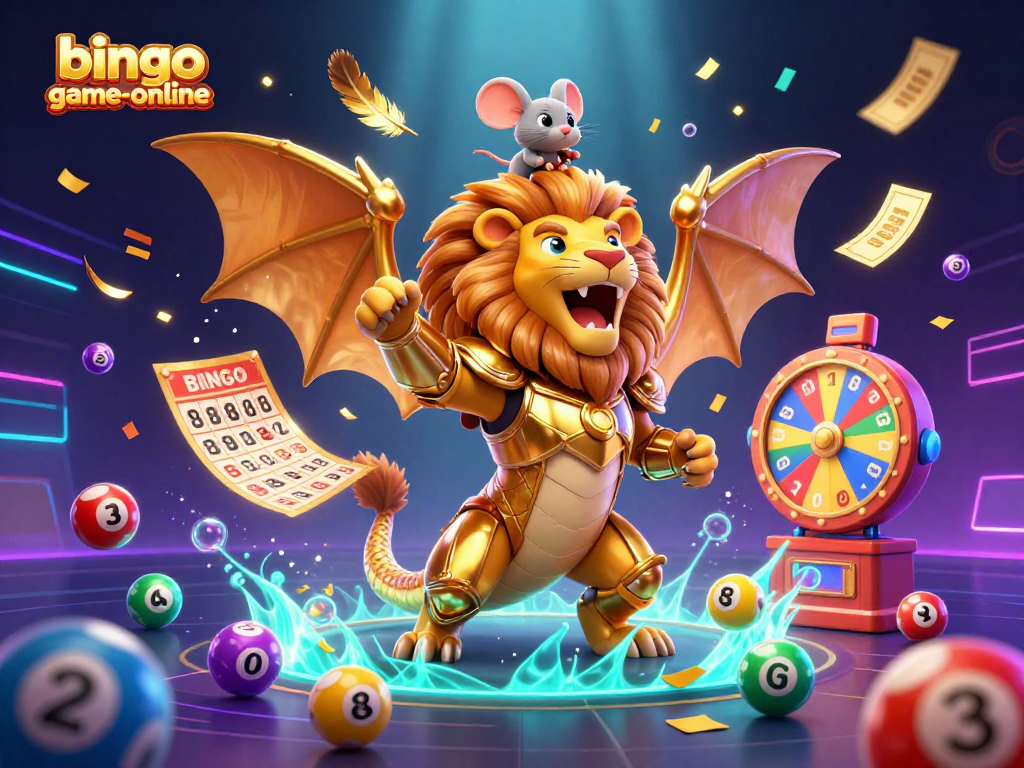 Experience thrilling jackpot chances at bingo-game-online with vibrant visuals of colorful lottery elements.
