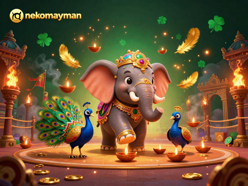 Neko May Mắn spins with thrilling slot reels and golden treasures for high-stakes players.