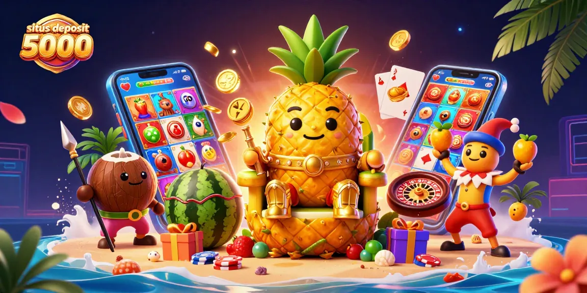 Experience thrilling excitement at situs deposit 5000 with vibrant characters and engaging slot games.