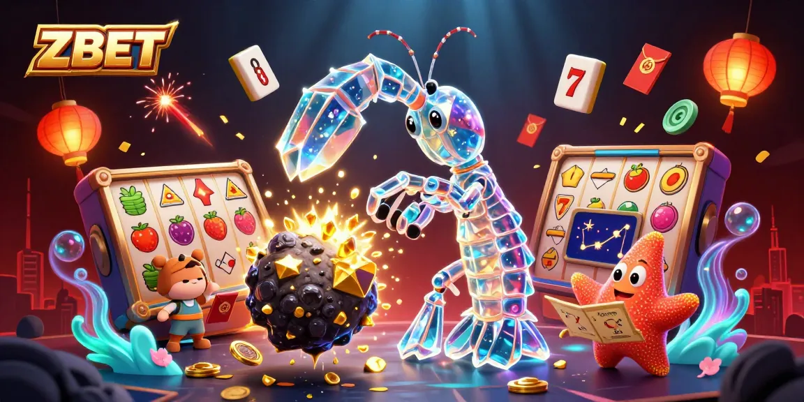 ZBET elevates the online gaming experience with dynamic slot reels and luminous 3D characters.