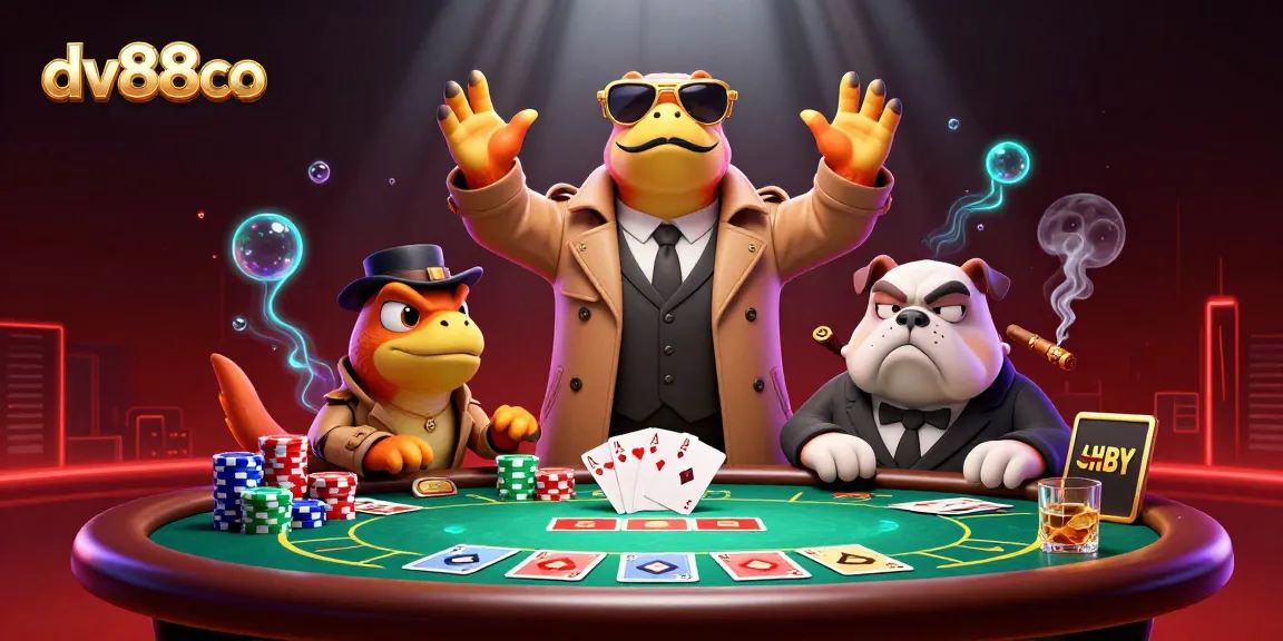 Experience thrilling gameplay with dv88co as raptors infiltrate a VIP casino lounge.