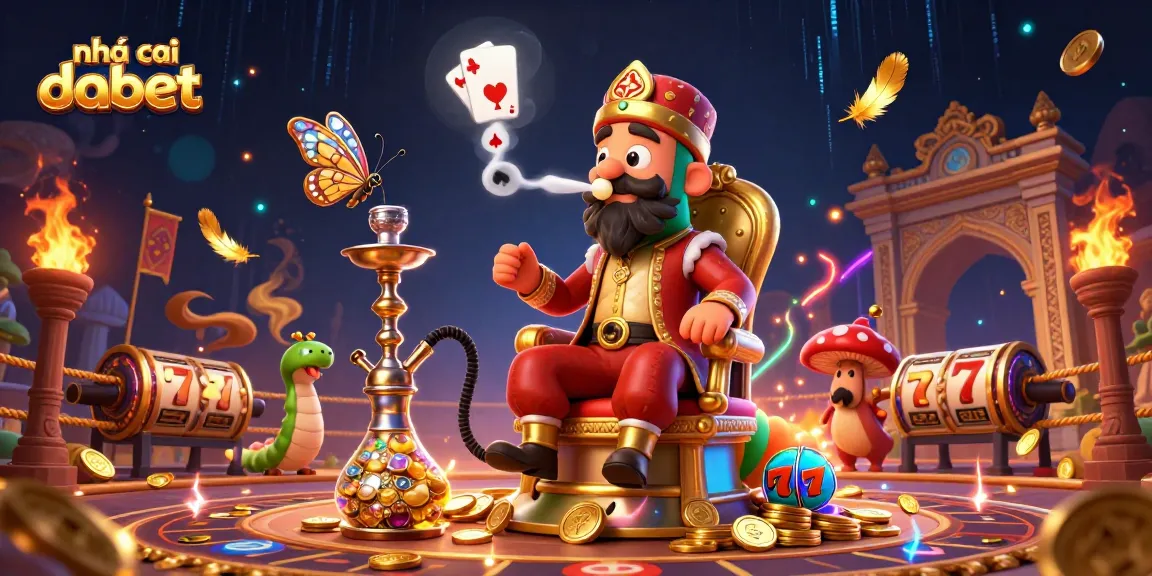 Engage with nhà cái dabet through vibrant slot action illustrated with an enchanting caterpillar master.