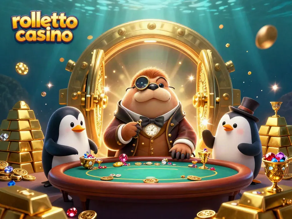 Experience thrilling gameplay at Rolletto casino with jolly walrus and vibrant underwater themes.