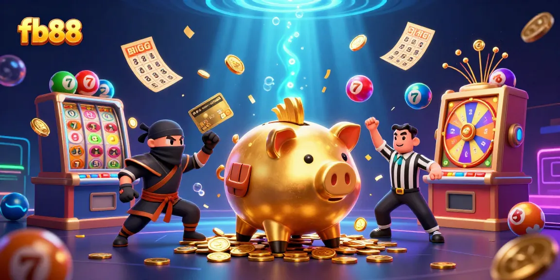 Engage in exciting slot games with fb88, featuring vibrant characters and dynamic casino elements.