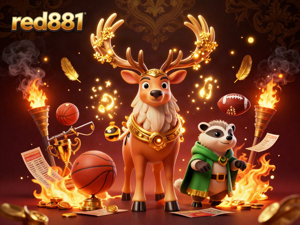 Experience the excitement of sports betting with red881, featuring dynamic characters and thrilling gaming elements.