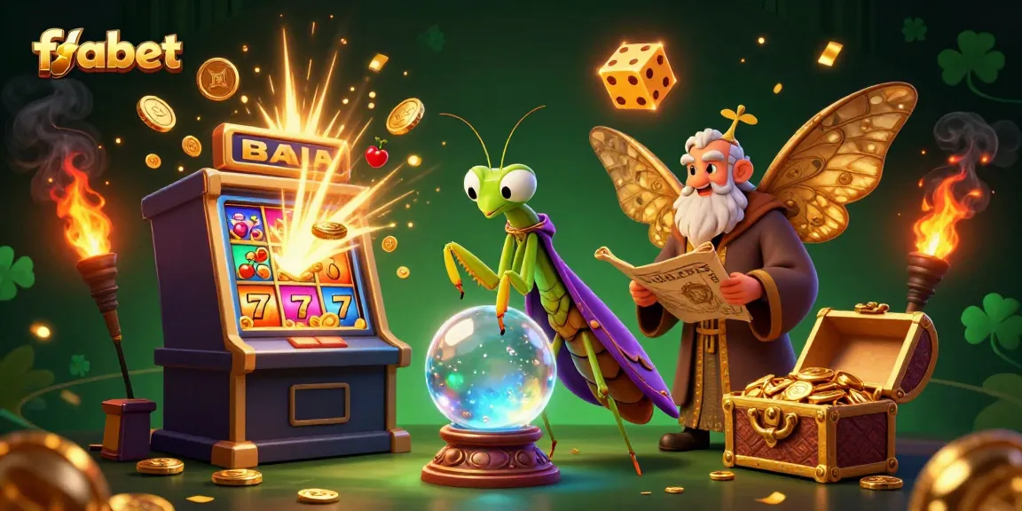 Engage with fabet's vibrant casino world featuring a fortune teller, ancient scrolls, and a jackpot explosion.