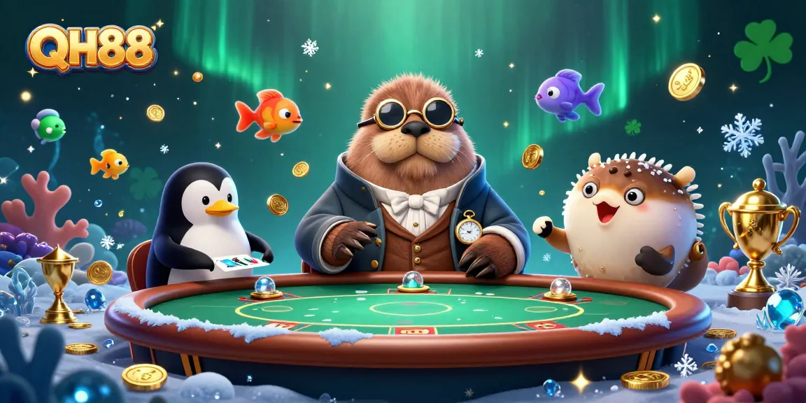 Experience thrilling fish shooting at QH88 with dynamic underwater scenes featuring unique characters and game elements.