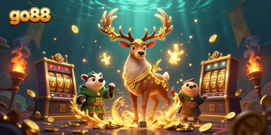 Experience the thrilling action of go88 with vibrant characters and dynamic casino elements.