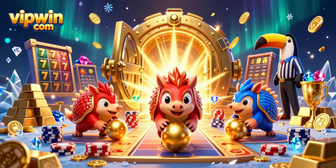 Experience thrilling gameplay at vipwin com with interactive pangolin rivals and casino elements.