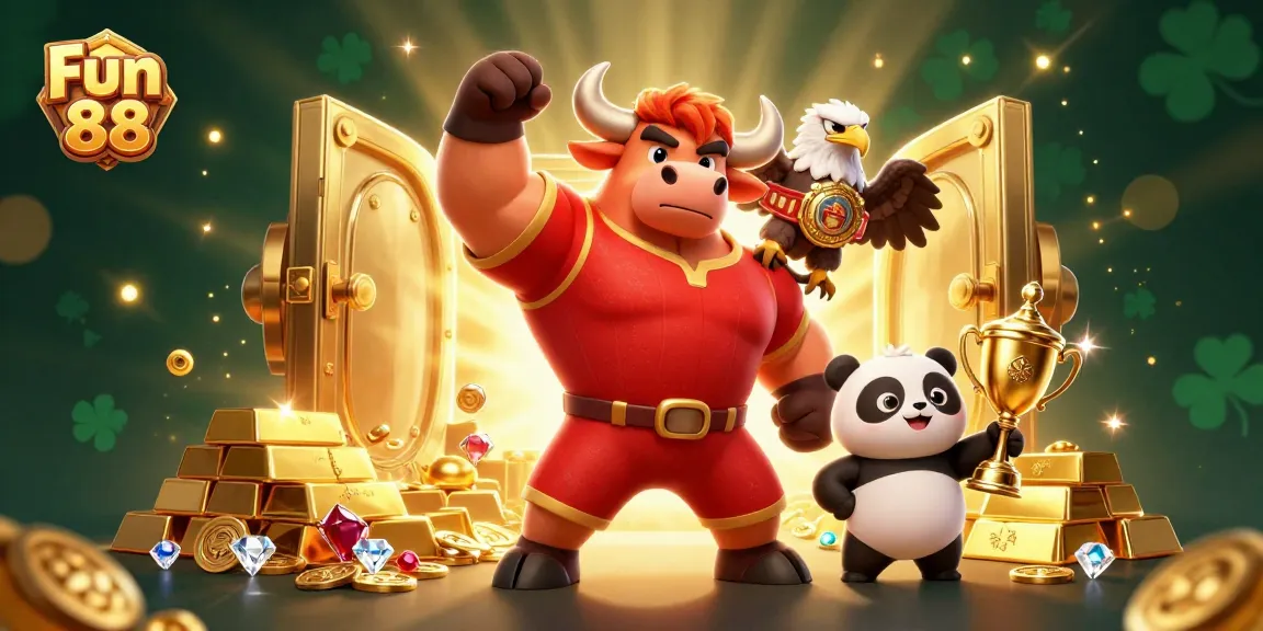 Play at Fun 88 and win big with thrilling illustrations of vibrant 3D casino characters.