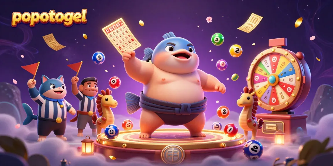Experience thrilling gameplay with popotogel as colorful lottery balls bounce in a vibrant underwater scene.