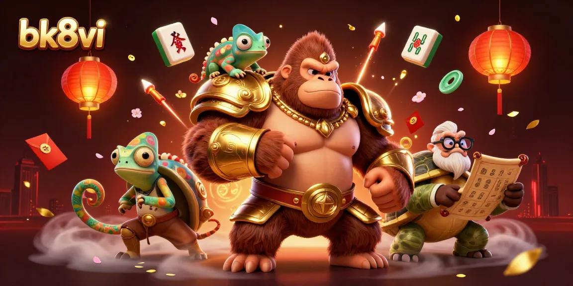 Engage in thrilling gameplay at bk8vi with vibrant 3D gaming elements and characters.