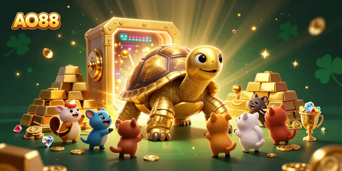 Experience the thrill of winning at AO88 with a vibrant casino scene packed with treasures and fun.
