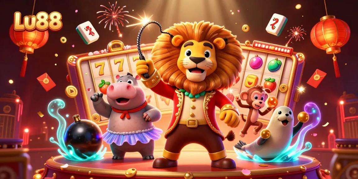 Engage with Lu88's vibrant casino experience featuring lively characters and dynamic game elements.