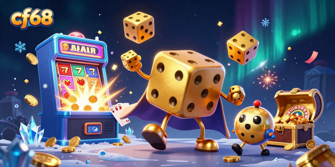 Experience winning with cf68 in a vibrant casino world filled with golden dice and jackpots.