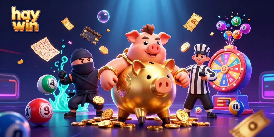 Experience the excitement of hay win with action-packed gaming moments amid vibrant lottery balls and animations.