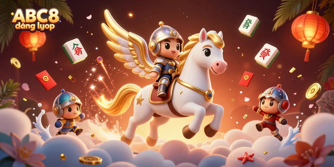 Engage with the exciting ABC8 đăng nhập gaming experience through a dynamic illustrated scene.