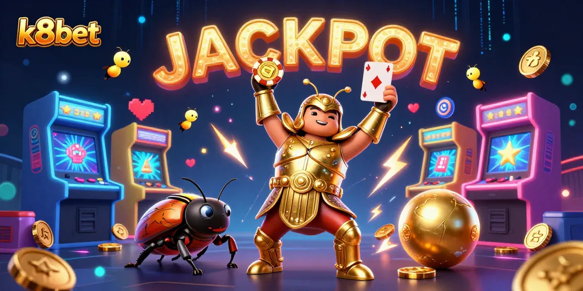 Experience k8bet's thrilling casino landscape with vibrant 3D charm and dynamic gaming action!