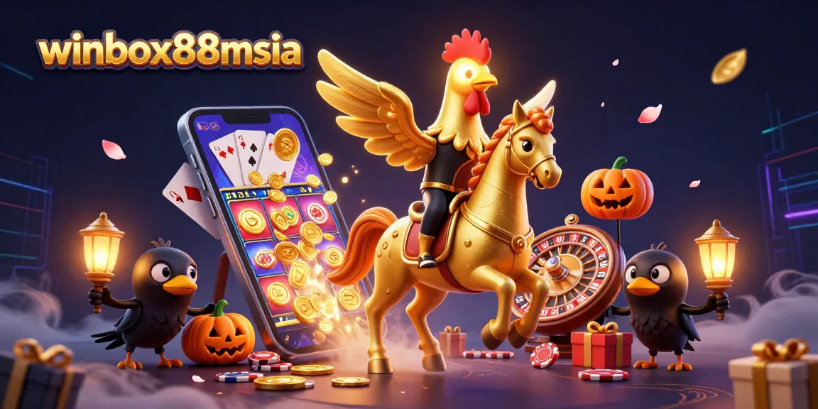 Experience thrilling wins at winbox88msia with vibrant casino characters and gameplay elements!