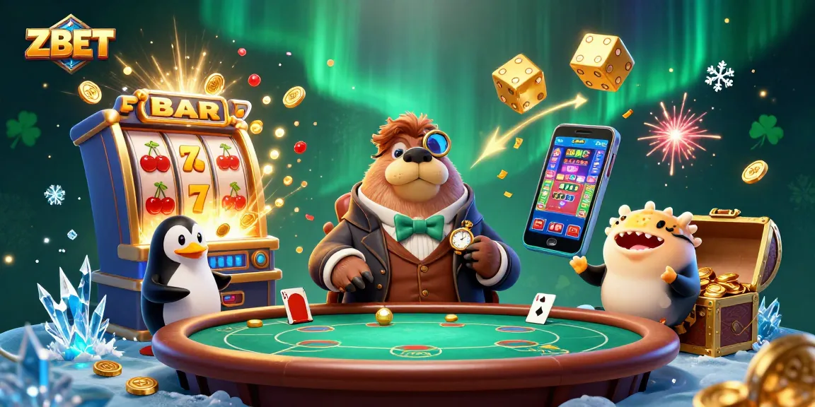 Experience thrilling gaming excitement with ZBET at a whimsical underwater poker scene featuring vibrant casino elements.